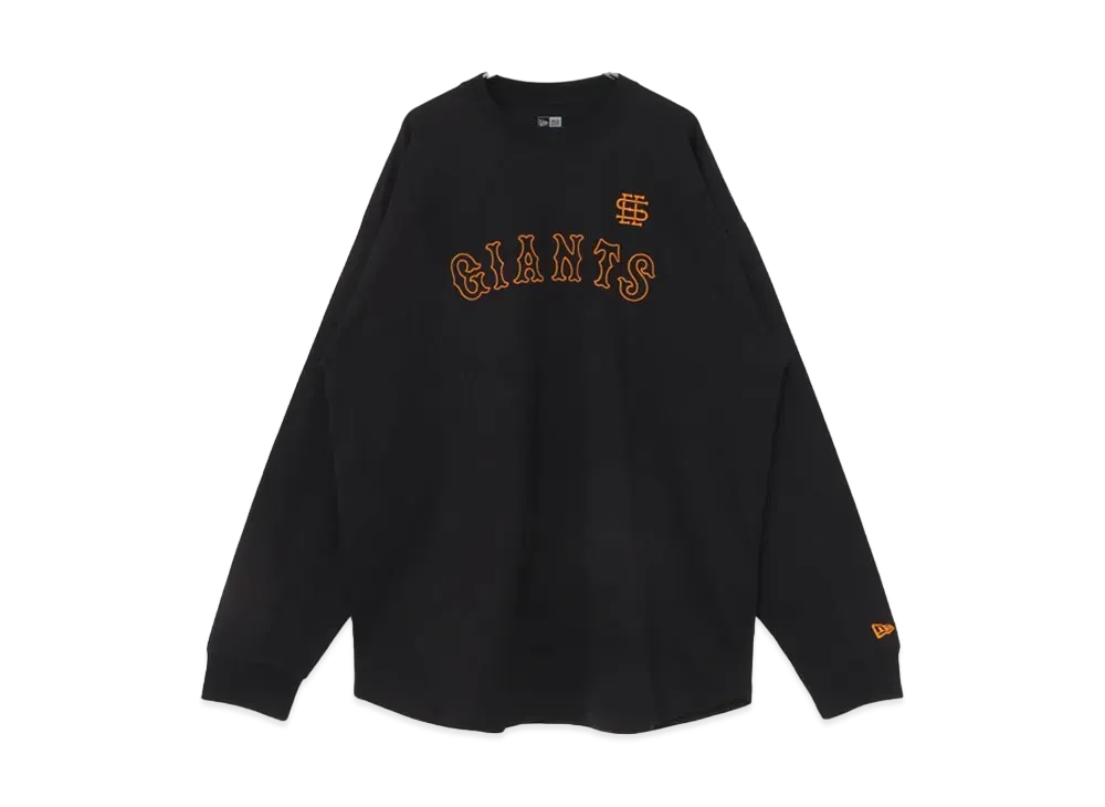 NEW ERA SEE SEE x GIANTS Logo Long-Sleeve T-Shirts 