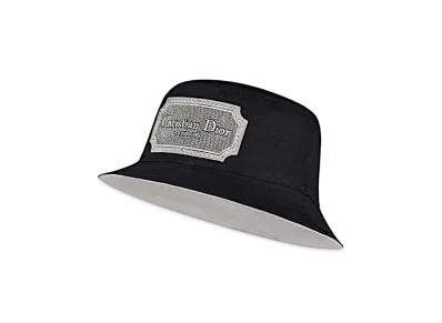 Dior Christian Dior Couture Bucket Hat Black Cotton Canvas "Black"
