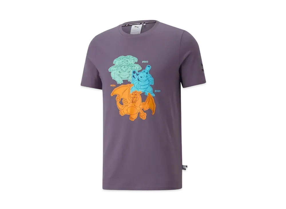 Pokémon x PUMA T Shirt "Purple Charcoal"