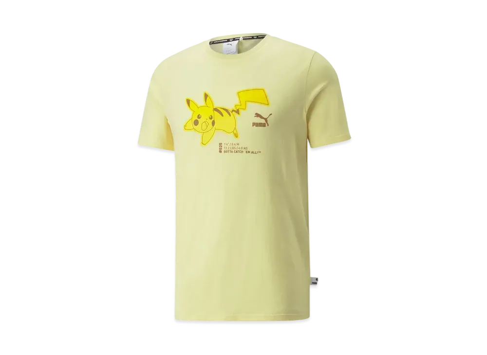 Pokémon x PUMA T Shirt "Pale Lemon"