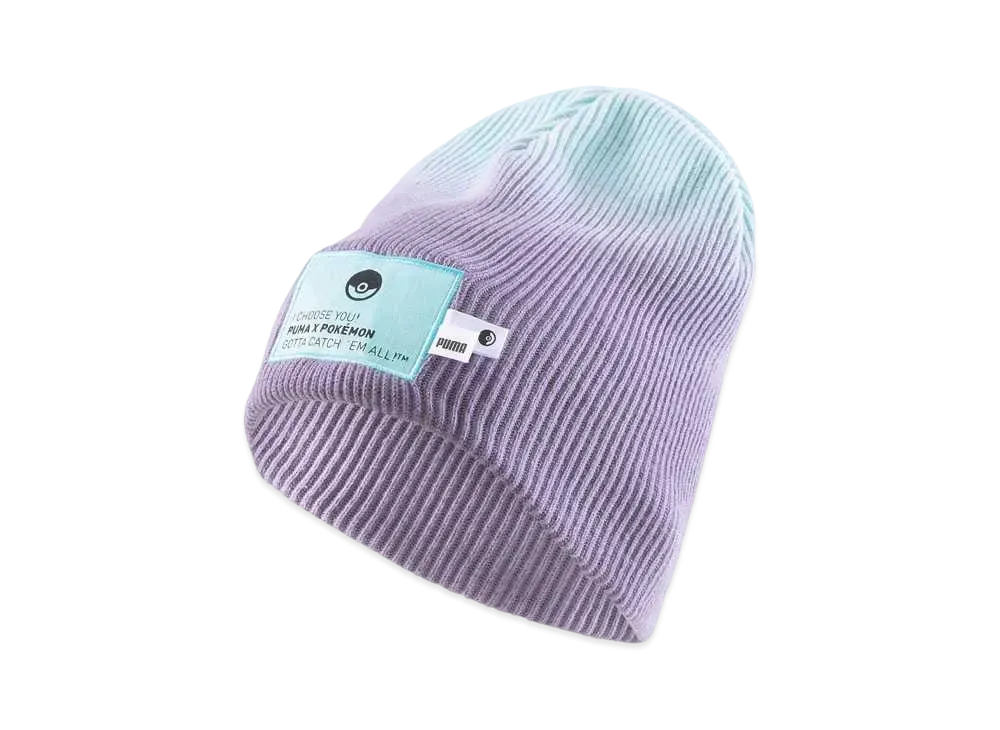 Pokémon x PUMA Beanie "Purple Charcoal/Light Aqua"
