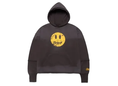 drew house mascot deconstructed hoodie "Faded Black"