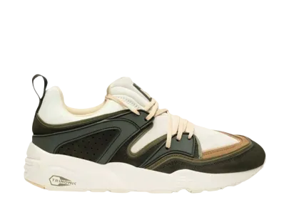 SNS × プーマ ブレイズオブグローリー "アイボリー グロー-ウィンター モス-ロジン"