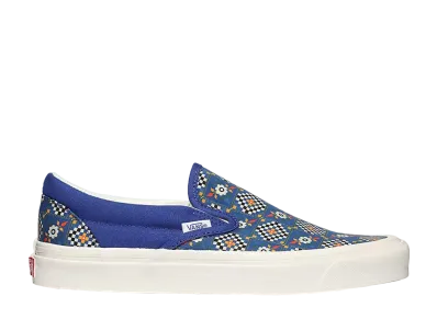 Vans Classic Slip-On 98 DX Anaheim Factory "Tile Checkerboard/Blue"