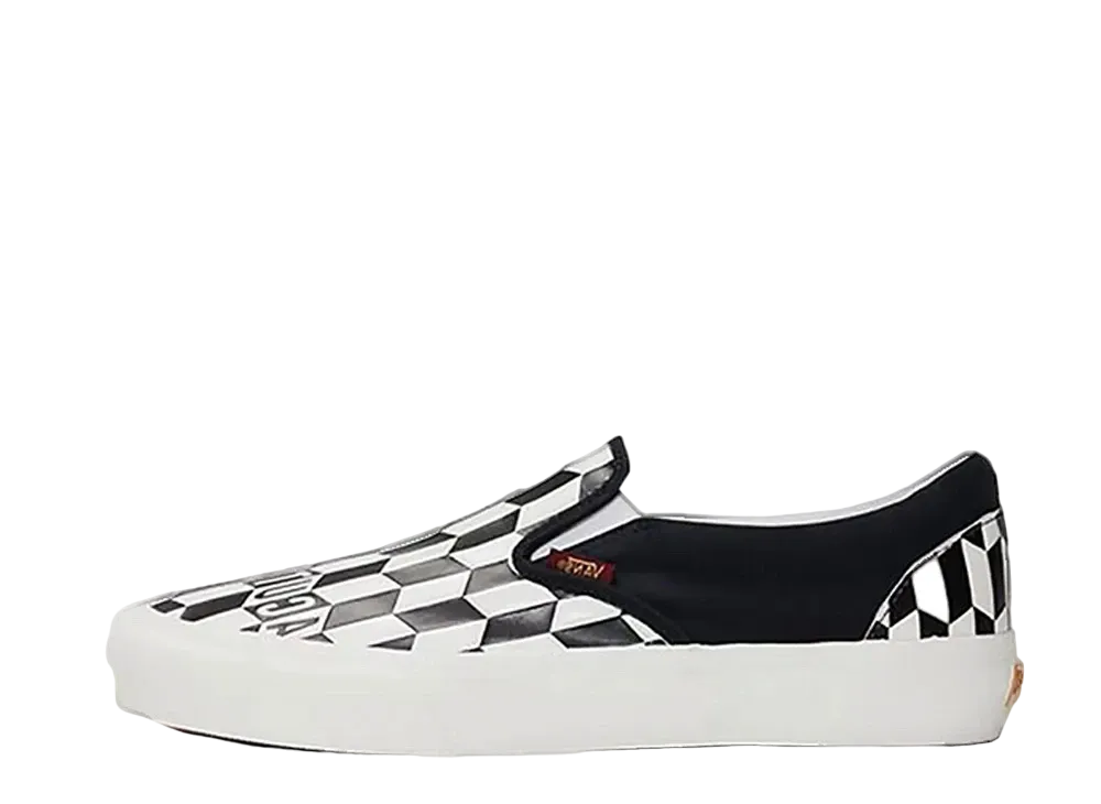 Baracuta × Vans Slip-On "Black/Checkerboard"