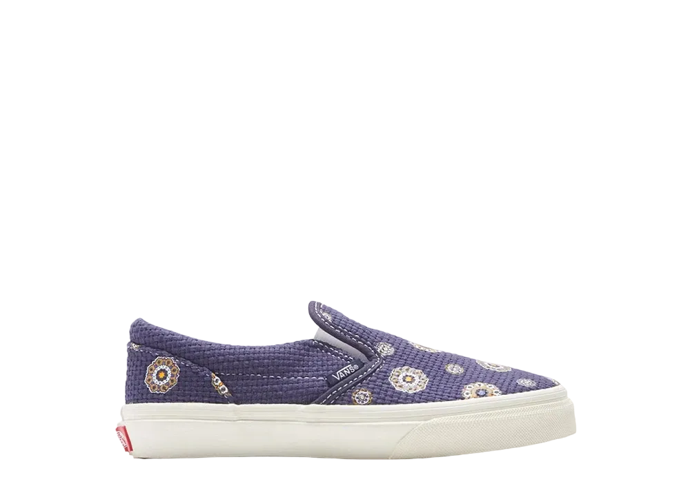 キス × バンズ PS クラシック スリッポン フォア ボールト メダリオン "ネイビー ブレーザー"(キッズ)