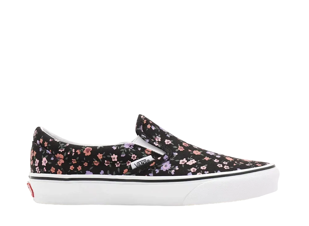 Vans Women's Classic Slip-On "Black Floral"