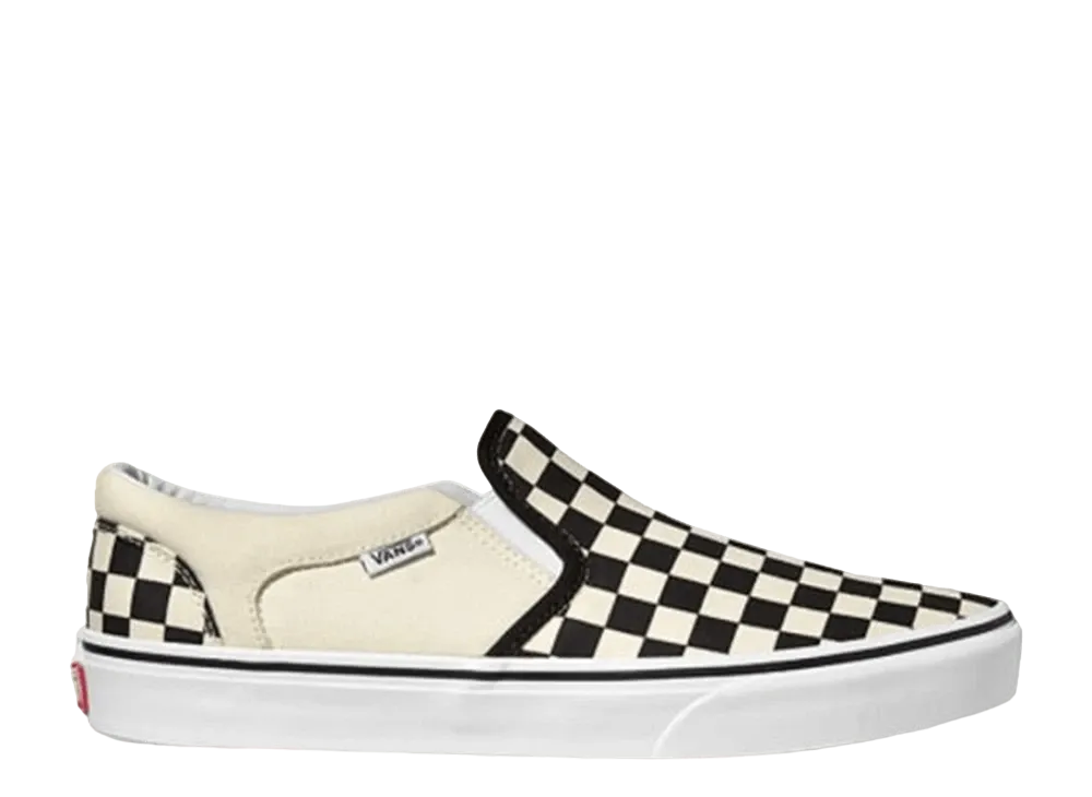 バンズ アッシャー スリッポン チェッカーボード "セイル/ブラック"