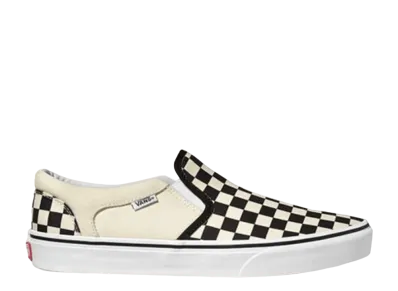 Vans Asher Slip-On Checkerboard "Sail/Black"