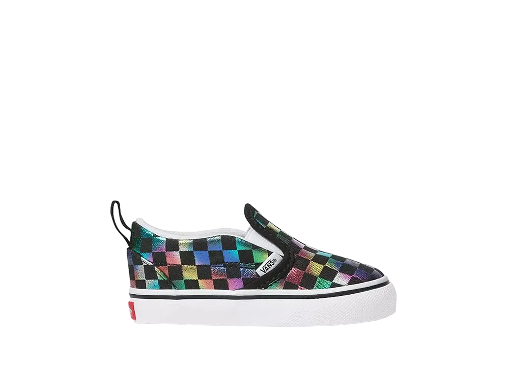 Vans TD Slip-On V Iridescent Check "Black"