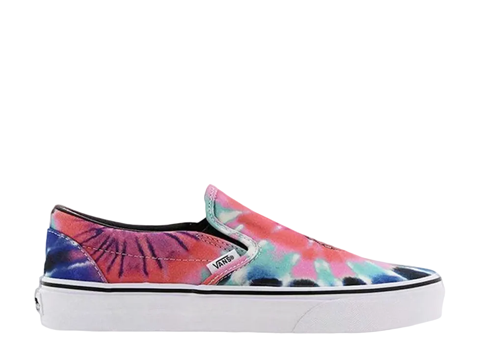Vans Classic Slip-On Tie-Dye "Skeleton Rose"