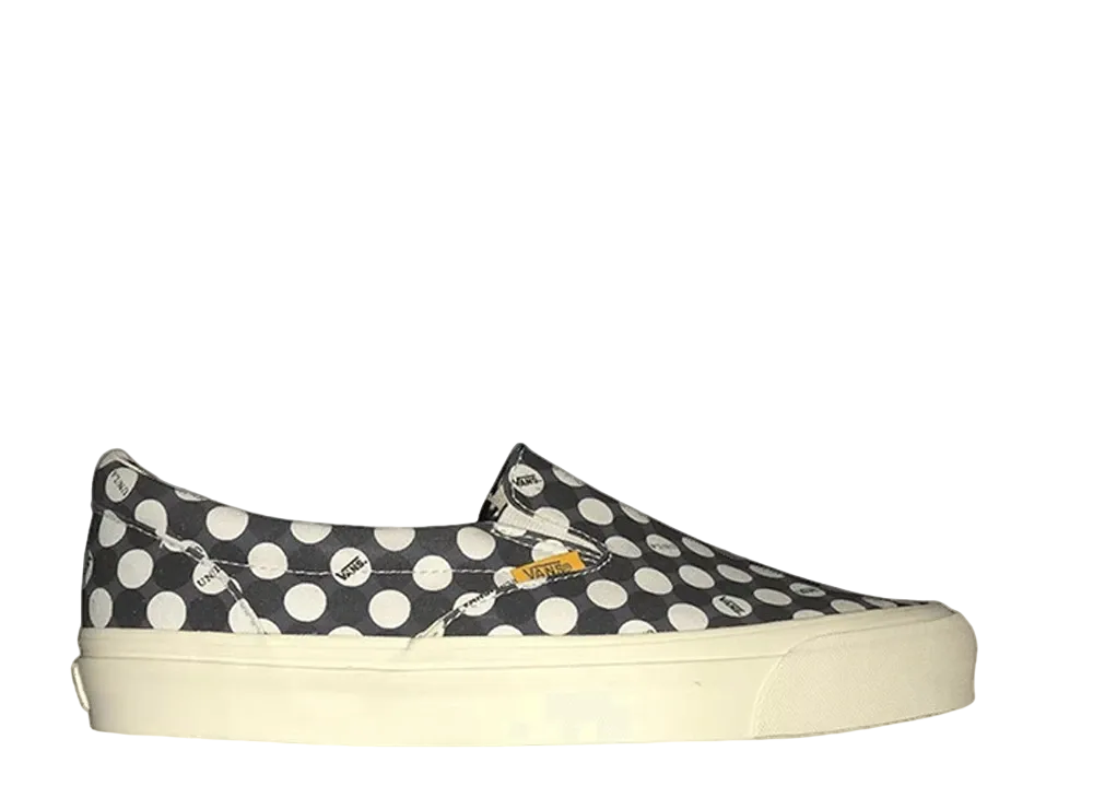 UNION × Vans Slip-On Polka Dot "Black/White"