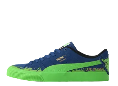Hirotton × Puma Suede Skate "Limoges-Fluo Green"