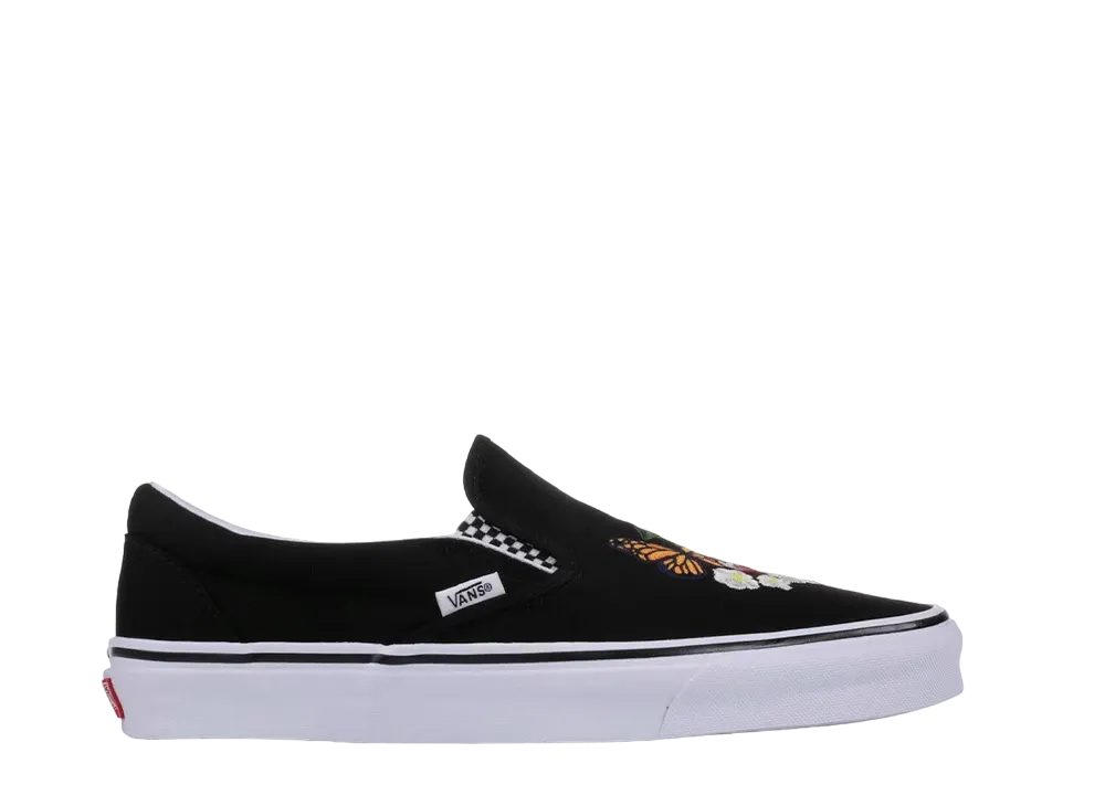 バンズ ウィメンズ スリッポン "チェッカー/フローラル"