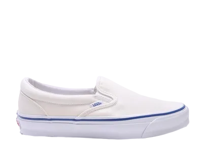 Vans Vault OG Classic Slip-On LX "Canvas/Classic White/Blue"