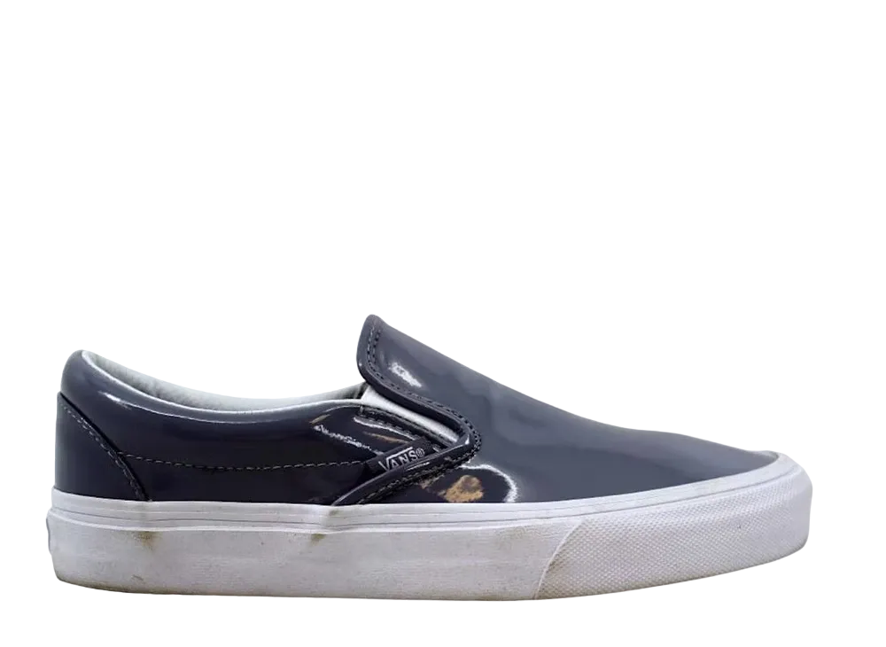 Vans Classic Slip-On Tumble Patent "Gray"