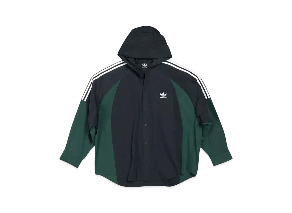 adidas BALENCIAGA Hooded Shirt "Black"