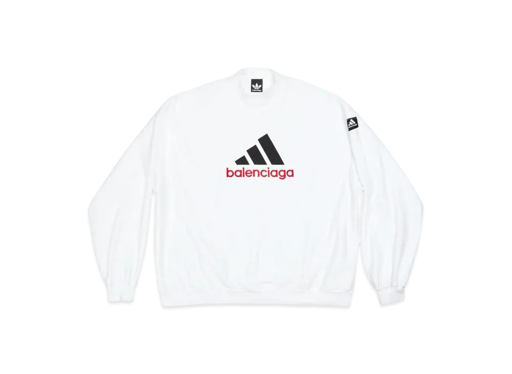 adidas BALENCIAGA Sweatshirt Oversized "White"