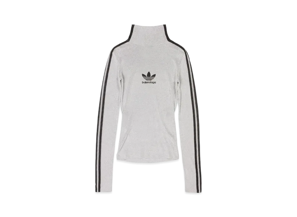 adidas BALENCIAGA Athletic Mock Neck "Silver"