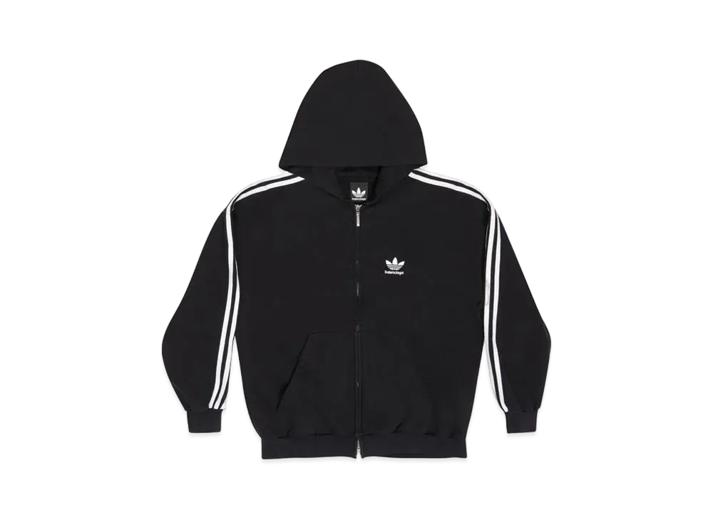 adidas BALENCIAGA Zip-Up Hoodie Small Fit 