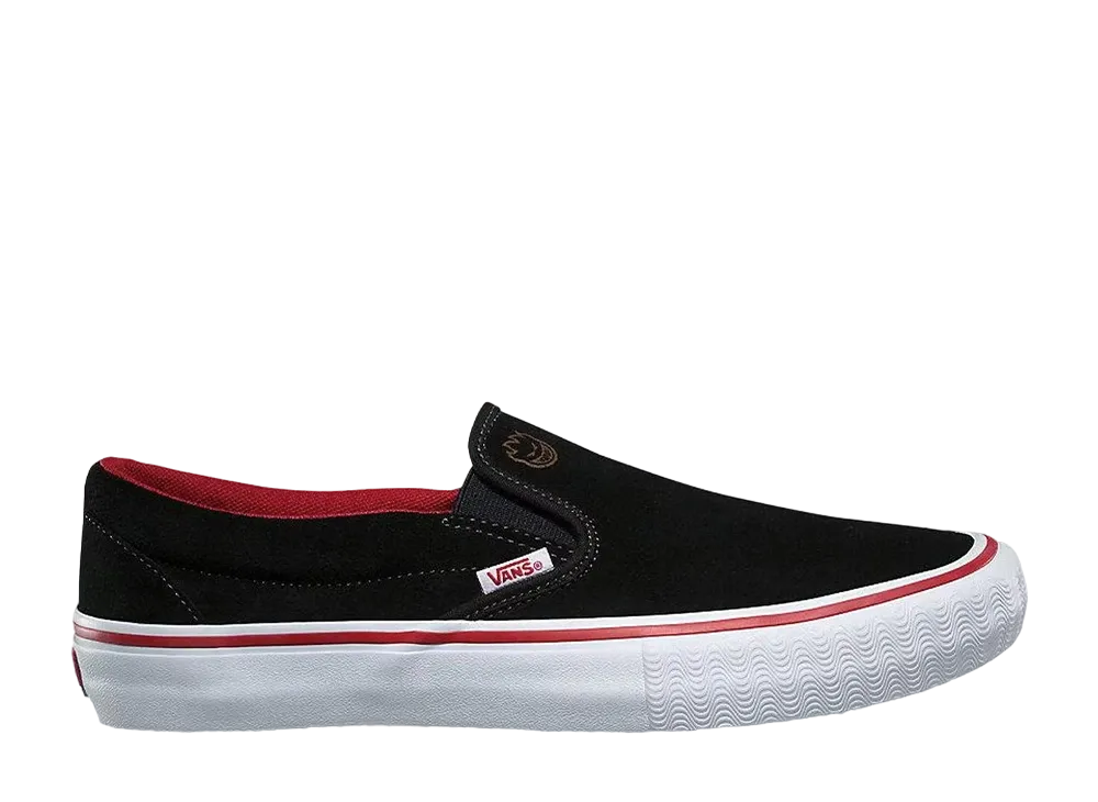 スピットファイヤー × バンズ スリッポン "ブラック/ホワイト"