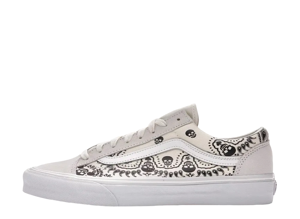 Vans Style 36 Skull Bandana "White/Black"