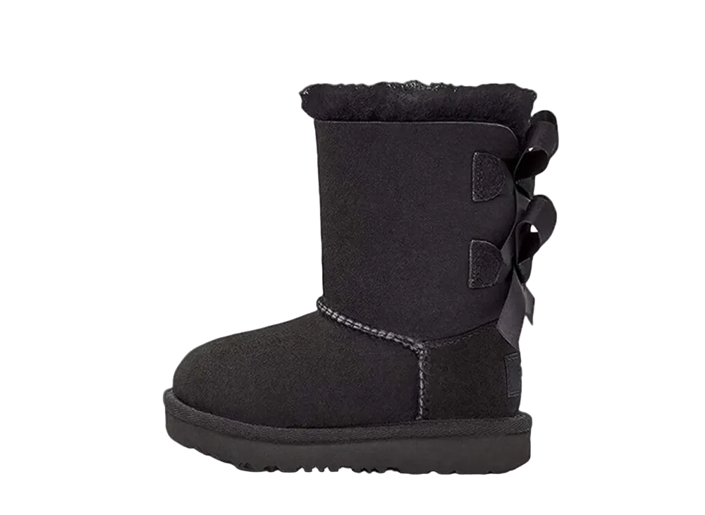 アグ TD ベイリー ボウ 2 ブーツ "ブラック"(キッズ)