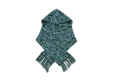 BoTT Zebra Hood Scarf "Green"