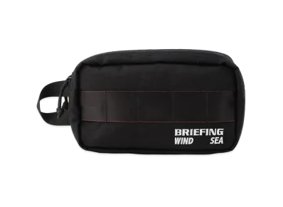 WIND AND SEA x BRIEFING GOLF Double Zip Pouch Golf WDS "Black"