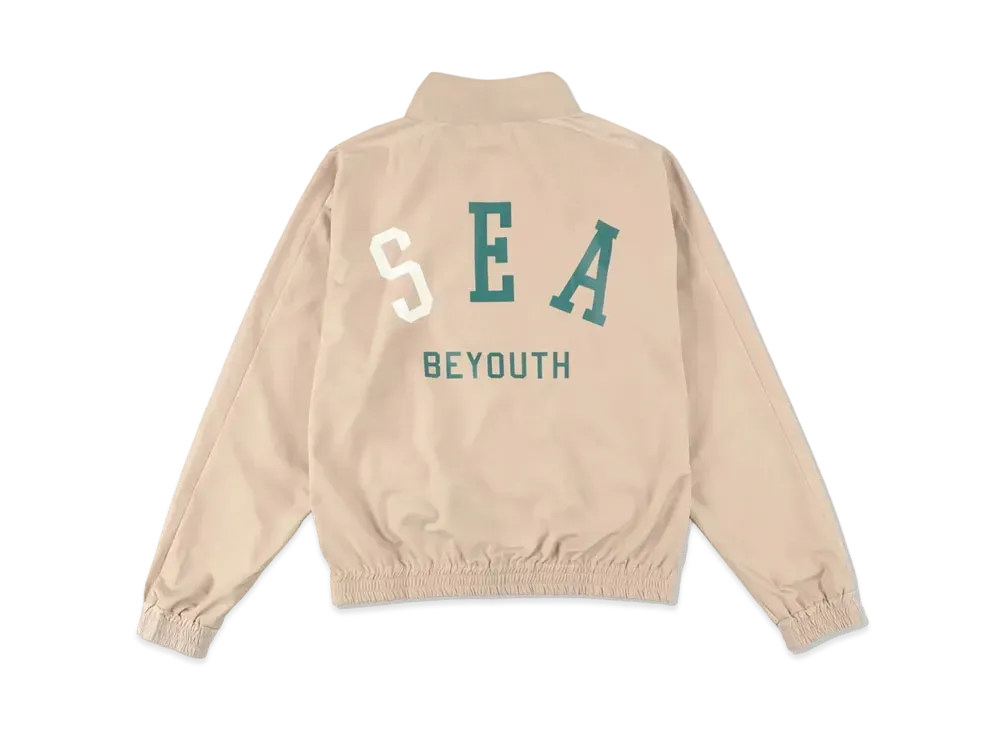WIND AND SEA BYT (SEA) Nylon Coach Jacket "Beige"