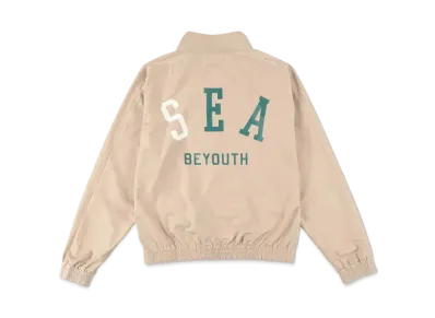 WIND AND SEA BYT (SEA) Nylon Coach Jacket "Beige"