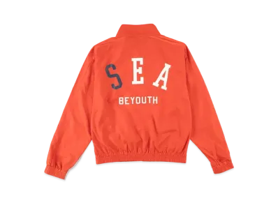 WIND AND SEA BYT (SEA) Nylon Coach Jacket "Orange"