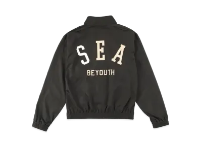 WIND AND SEA BYT (SEA) Nylon Coach Jacket "Black"