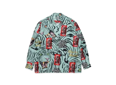 Black Eye Patch WACKO MARIA Tim LehiWACKO MARIA Hawaiian Shirt "Mint"