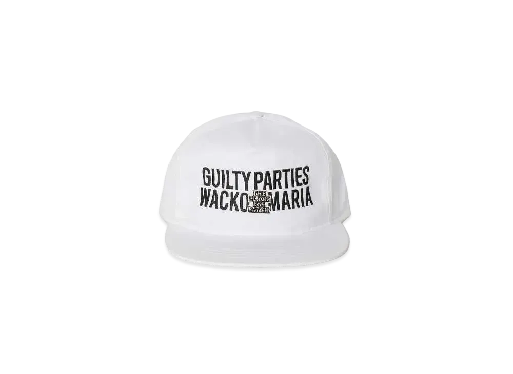 Black Eye Patch WACKO MARIA Snapback Cap "White"