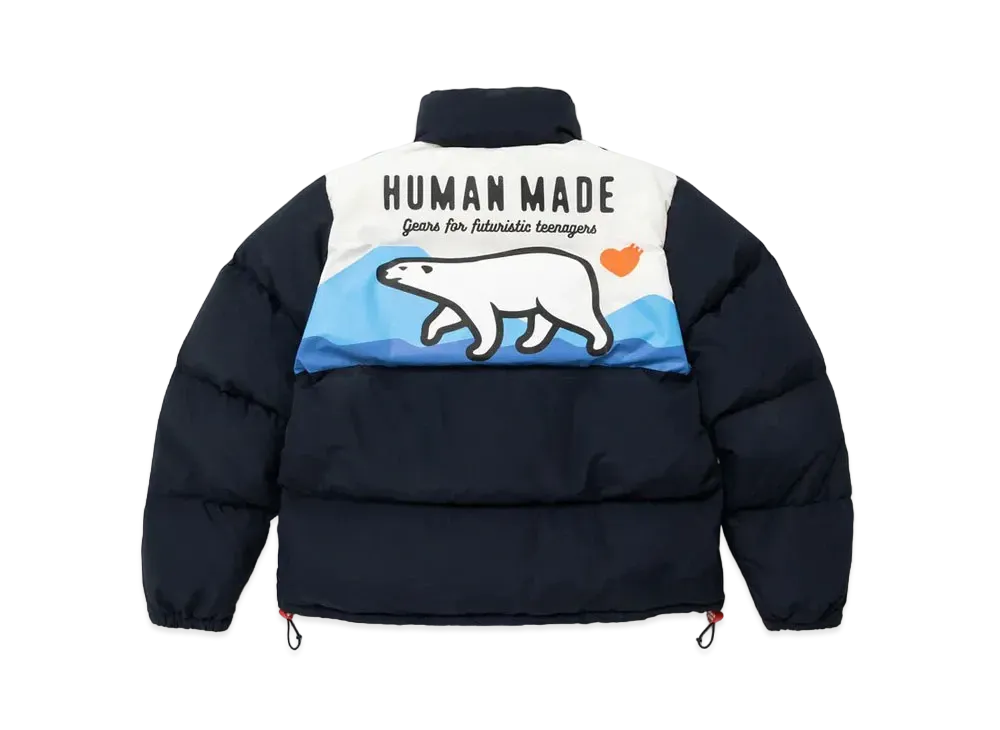 HUMAN MADE DOWN JACKET "Navy"