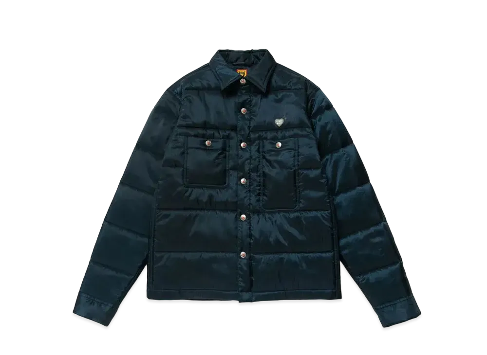 HUMAN MADE QUILTED SHIRT JACKET "Navy"
