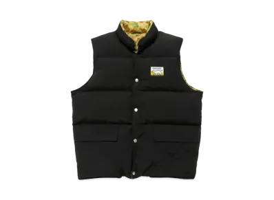 HUMAN MADE REVERSIBLE DOWN VEST "Black"