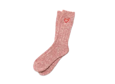 HUMAN MADE LOW GAUGE RIB SOCKS "Pink"