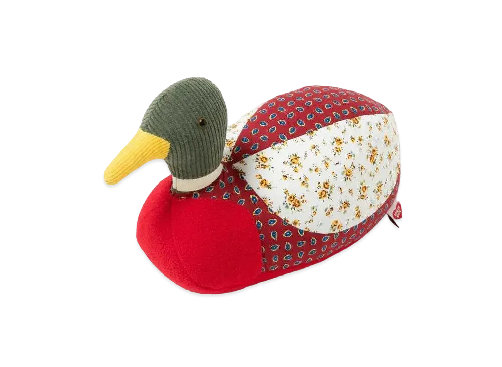 HUMAN MADE PATCHWORK DUCK PLUSH DOLL "Red"