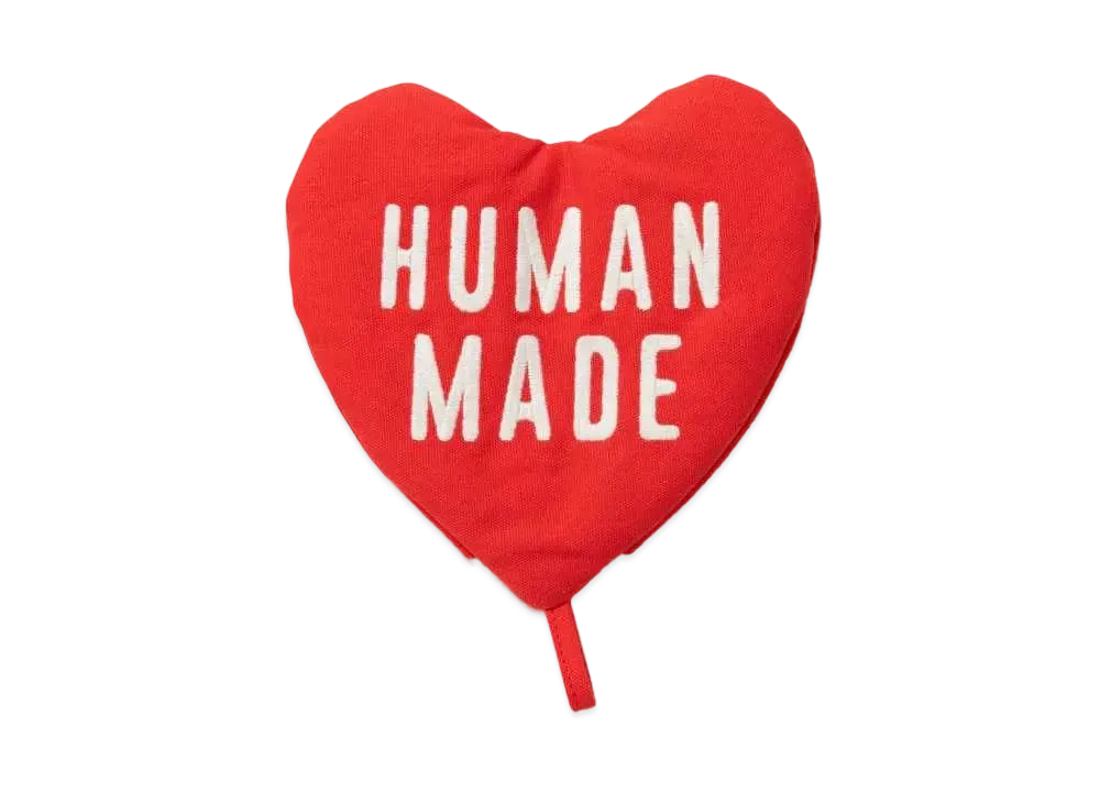 HUMAN MADE HEART MITTEN "Red"