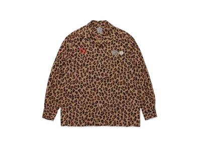 Black Eye Patch WACKO MARIA 50'S Shirt "Brown"