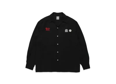 Black Eye Patch WACKO MARIA 50'S Shirt "Black"