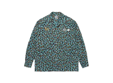 Black Eye Patch WACKO MARIA 50'S Shirt "Green"