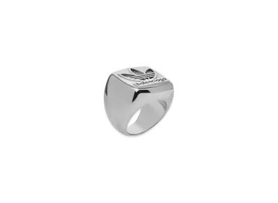 adidas BALENCIAGA Refoil Signet Ring "Silver"