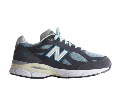 キス × ニューバランス 990V3 CL "スティール ブルー"