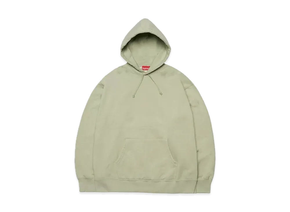 Supreme Satin Applique Hooded Sweatshirt "Mint"