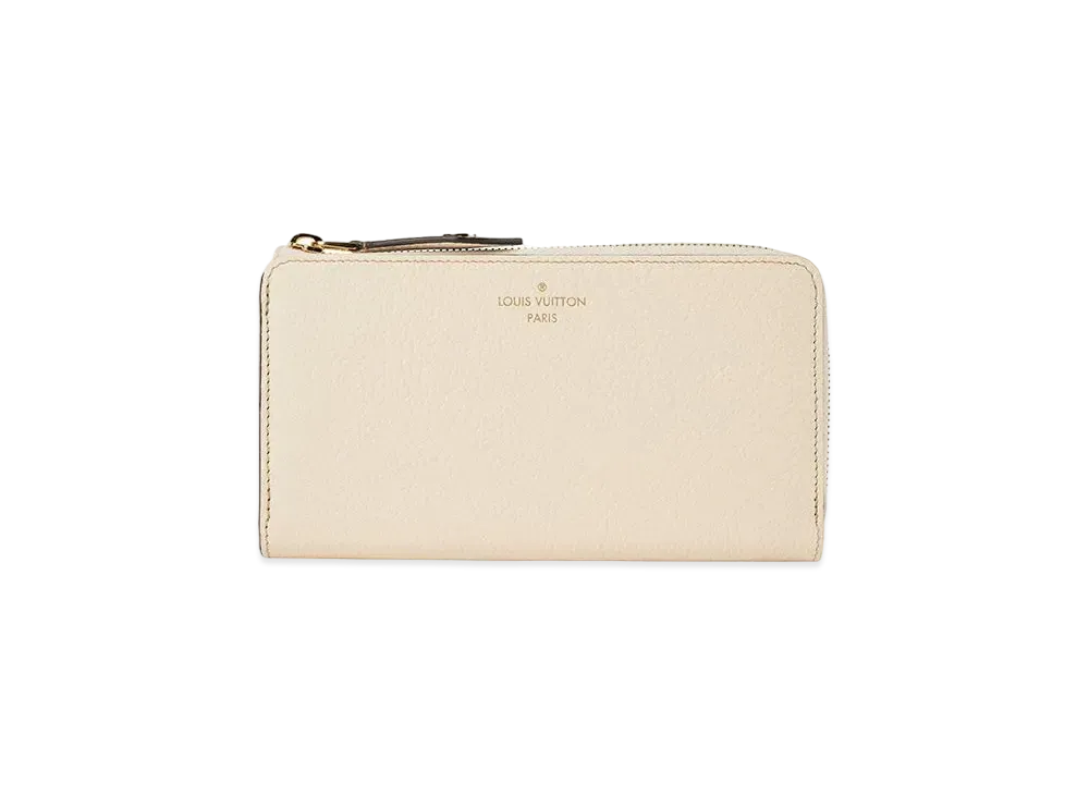 Louis Vuitton Taurillon Comet Wallet "Cream"