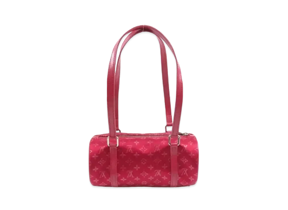 Louis Vuitton Little Papillon Monogram Satin "Rouge"