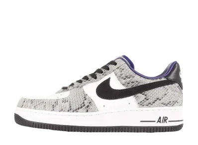Nike By You Air Force 1 Low Unlockd "Black/Grey Snake"